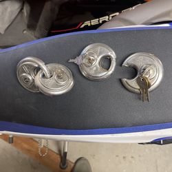 Four Master Keyed-alike HD locks