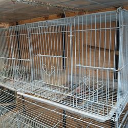 2 Bird Cages Converted Into 1 Fly Cage.