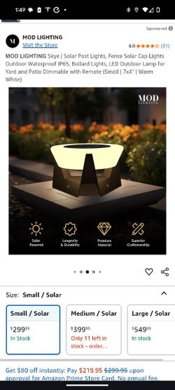 Solar Post Lights 