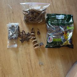 Bird Millet And Toys