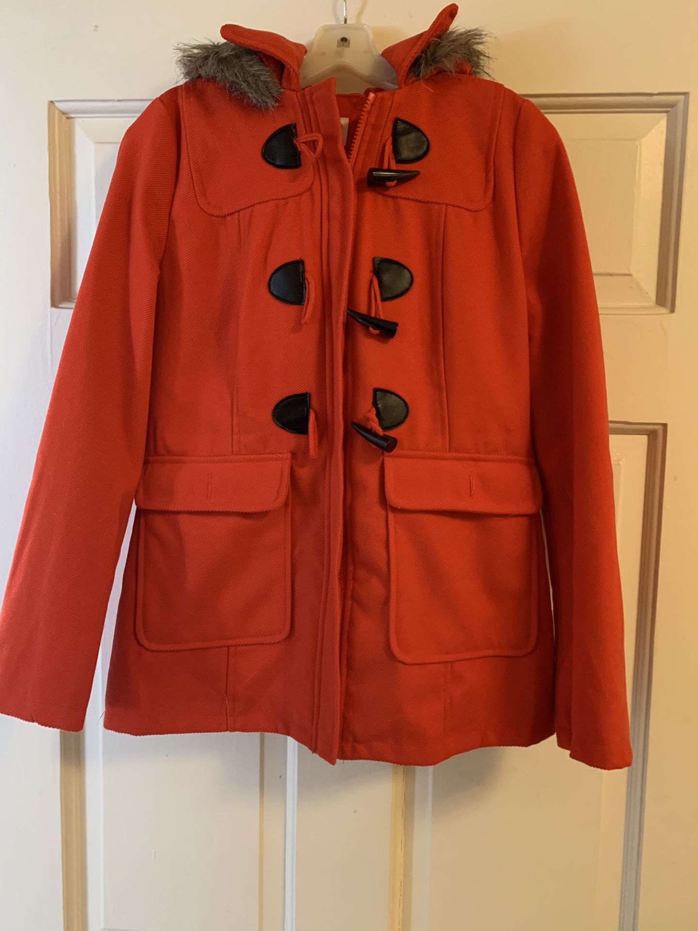 Salmon colored winter Jacket size M
