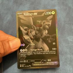 Zekrom Ex Black Bolt