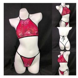 Exotic Dancer Stripper
Clothes Stripperwear Outfit Romper
Two Piece lingerie