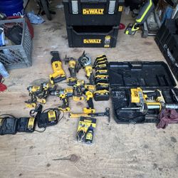 LOTS OF DEWALT TOOLS