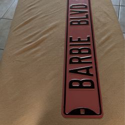 Barbie Blvd Sign