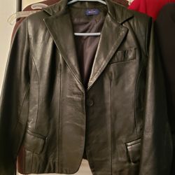 VERA Pelle Real  Leather Jacket S & Babaton Pants Women 