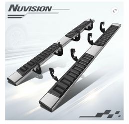 6.7" Running Board for 07-19 Silverado Sierra 1500 Crew Cab Side Step Bar