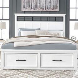 Queen Ashbryn Bedroom Set in White