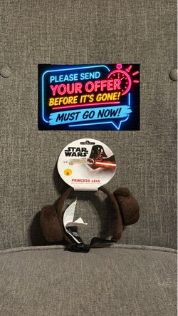 Star Wars Princess Leia Dog Headband S/M