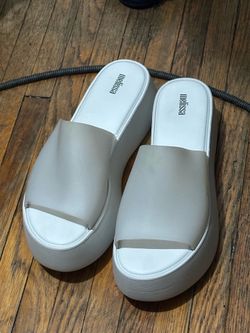 Melissa Women's Jelly Platform Slide Sandals