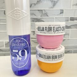 Sol de Janeiro Cheirosa 59 Mist,  Brazilian Bum Bum, Beija Flor Cream