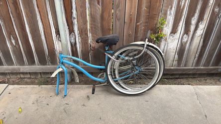 Blue Cruiser Bicycle