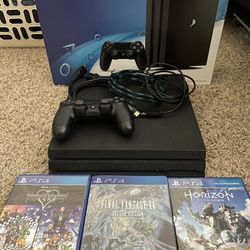 PS4 Pro 1TB Like New Complete with Original Boxes, Controller