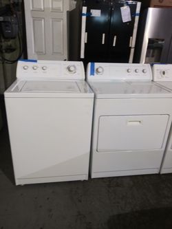 Whirlpool top load washer and dryer set working perfectly with 4 months warranty
