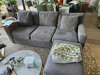 Macys Radley sofa with ottoman