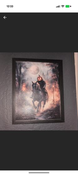 Headless Horseman Framed Wall Art Print