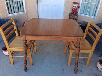 small wood table