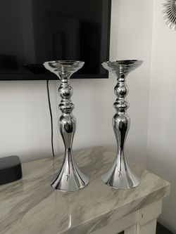 Set Of Two Candle Holders 