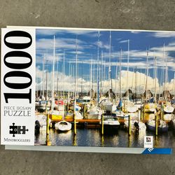1000 Piece Puzzle - Marina Sailboats