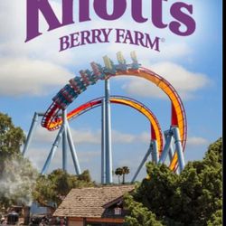 KNOTT'S BERRY FARM 1 E-TICKET AVAILABLE GOOD THRU 06/24 $50.00 GOOD FOR 1 DAY OF GENERAL ADMISSION 