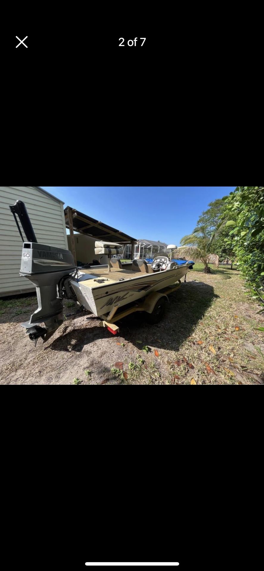 2001 G3 1786 MV 60hp Yamaha 2 Stroke