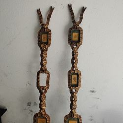 Vintage Hollywood Regency Wall Plaques