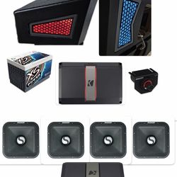 POWERFUL BASS AND VOICE PACKAGE KICKER AUDIO CUSTOM BOX INSTALLED SILVERADO OR SIERRA (contact info removed)