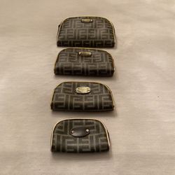 Se Of 4 Matching Mini Purses :wallets bags ONE FITS INTO The OTHER Ex Cond