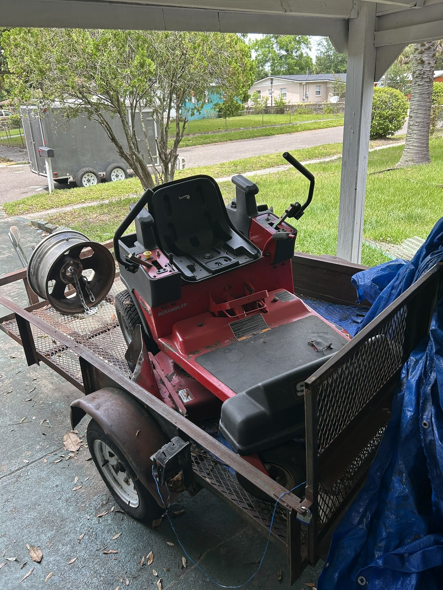 42 Inch Zero Turn With Trailer