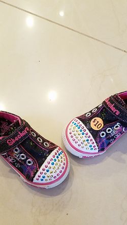 Skechers light up kids shoes sz 5