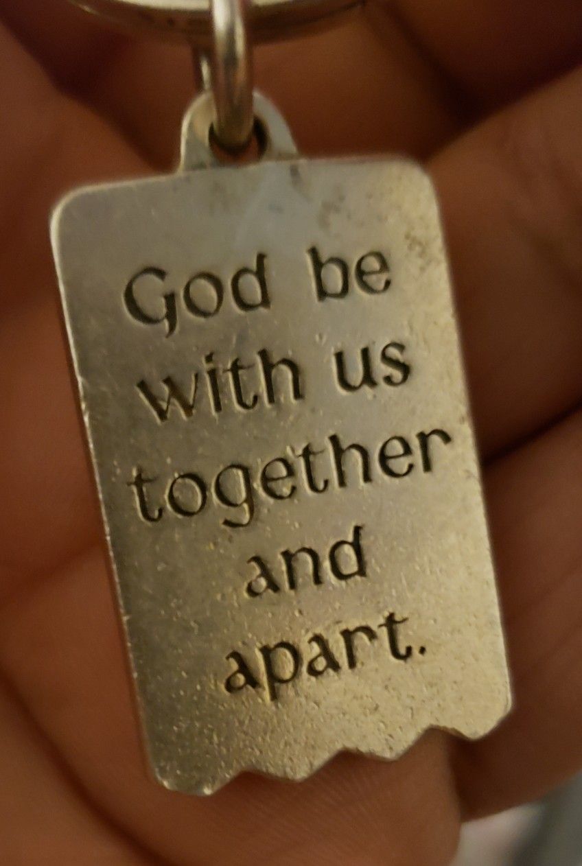 james avery sterling silver retired god be with us together & apart pendant