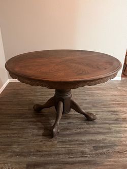 Round Wooden Table
