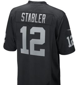 Ken Stabler Las Vegas Raiders Nike Game Retired Player Jersey - Black