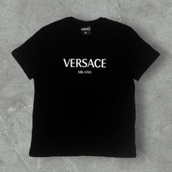 Versace Tshirt Black And White 