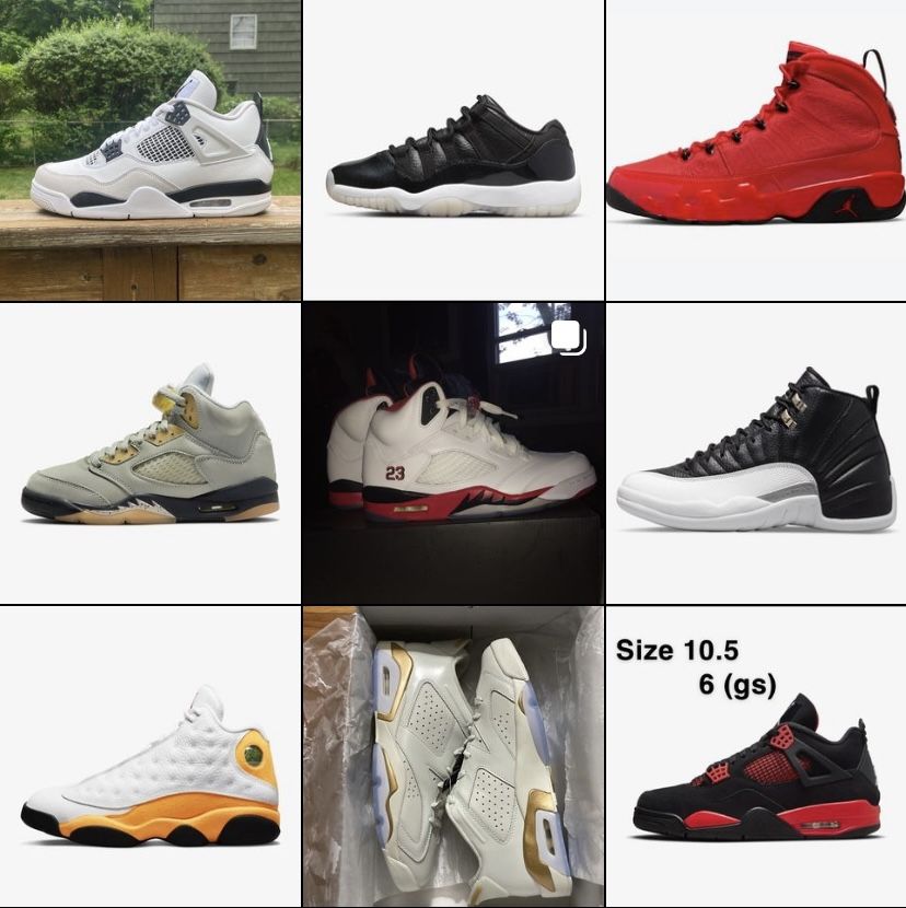 ALL BRAND NEW RETRO JORDANS