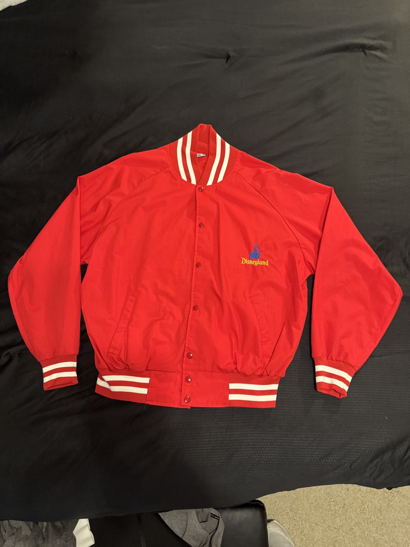 3 Items 1980’s RED Vintage Disneyland Jacket XL Spoon