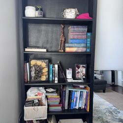 Black Bookshelve