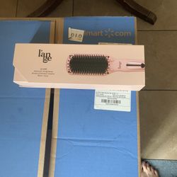 l ‘ange Hairbrush Straightener