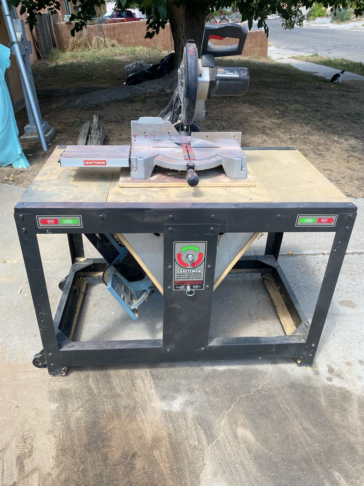 Craftsman Rotary Tool Bench With Saw & Belt Sander for Sale in