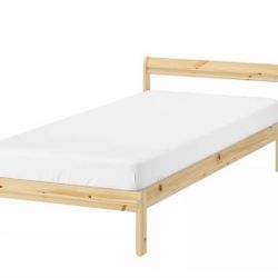 Twin IKEA NEIDEN Bed Frame + Mattress + Slats – Good Condition