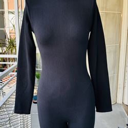 SEAMLESS MOCK NECK ROMPER