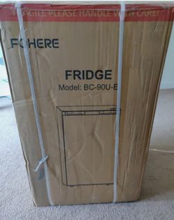 New College Mini Fridge - Black