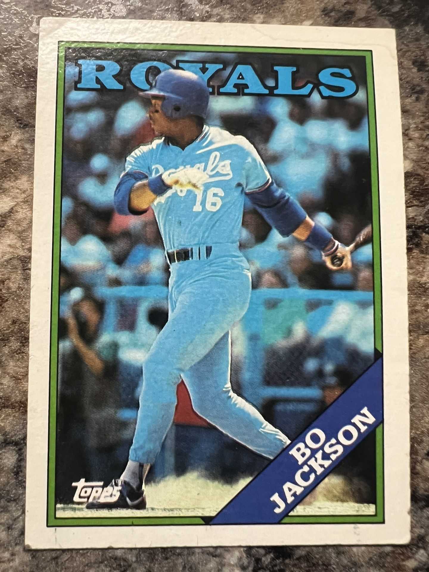 1988 Topps - Bo Jackson #750 Error Card
