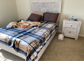 Queen bed frame