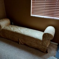 Gold bench bedroom furniture