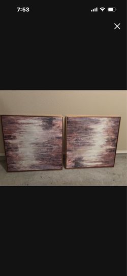2 piece wall art