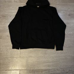 Black essentials hoodie