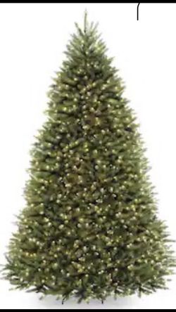9 ft. Pre-Lit Dunhill Fir Tree with Clear Lights