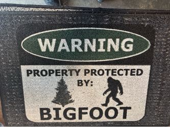 Big foot door mat