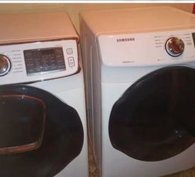 Samsung steam front loading washer dryer combo